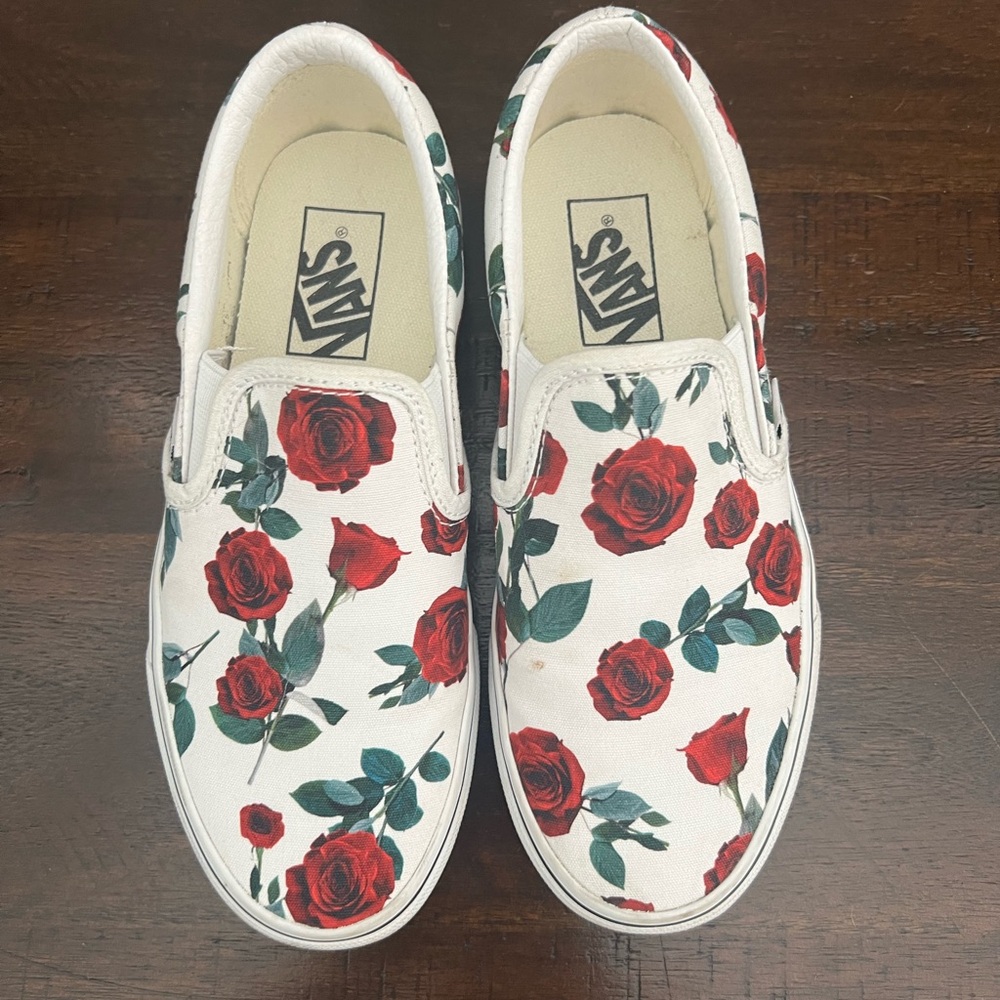 Women’s Vans rose print